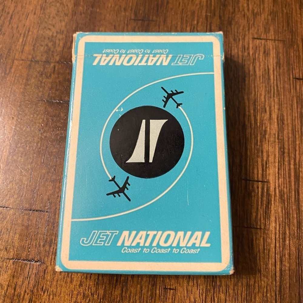 Vintage Jet National Playing Cards - Picture 2 of 2